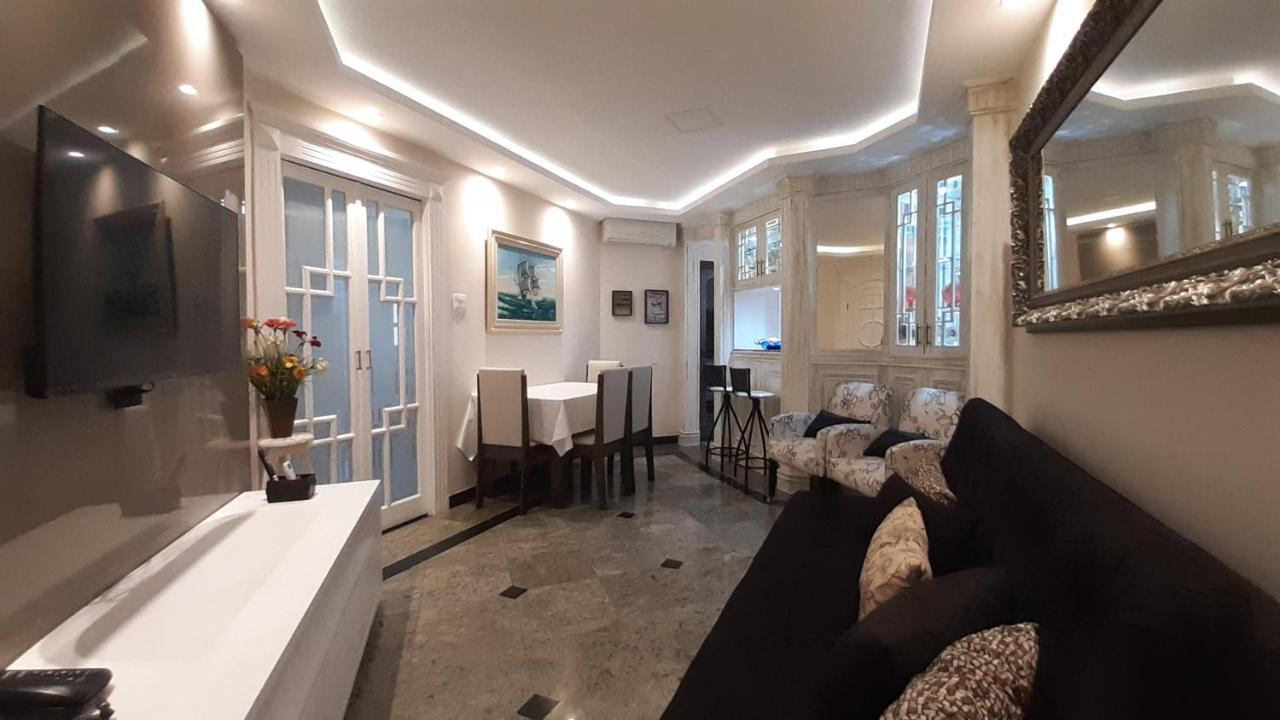 Lindo Flat No Edificio Cosmopolitan, Com Garagem E Piscina Appartement Santos  Buitenkant foto