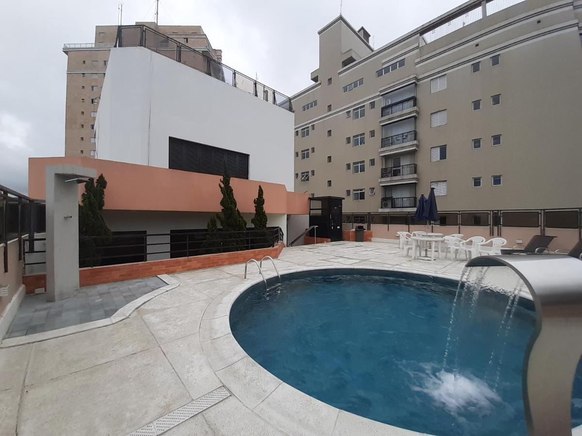Lindo Flat No Edificio Cosmopolitan, Com Garagem E Piscina Appartement Santos  Buitenkant foto